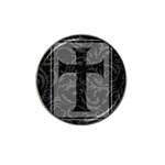 Gothic Brocade Cross Hat Clip Ball Marker