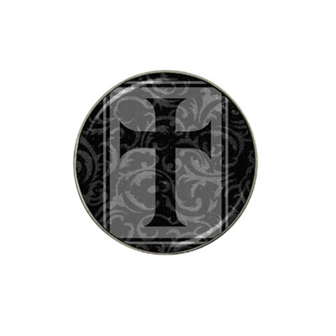 Gothic Brocade Cross Hat Clip Ball Marker (4 pack) from ArtsNow.com Front