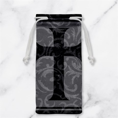 Gothic Brocade Cross Jewelry Bag from ArtsNow.com Front