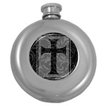 Gothic Brocade Cross Hip Flask (5 oz)