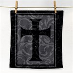 Gothic Brocade Cross Face Towel