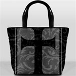 Gothic Brocade Cross Bucket Bag