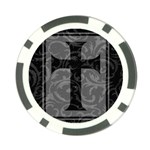 Gothic Brocade Cross Poker Chip Card Guard (10 pack)