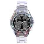 Gothic Brocade Cross Stainless Steel Analogue Men’s Watch