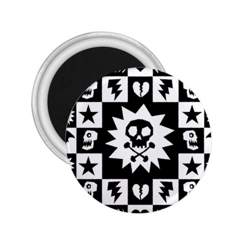 Gothic Punk Skull 2.25  Magnet from ArtsNow.com Front