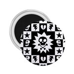 Gothic Punk Skull 2.25  Magnet