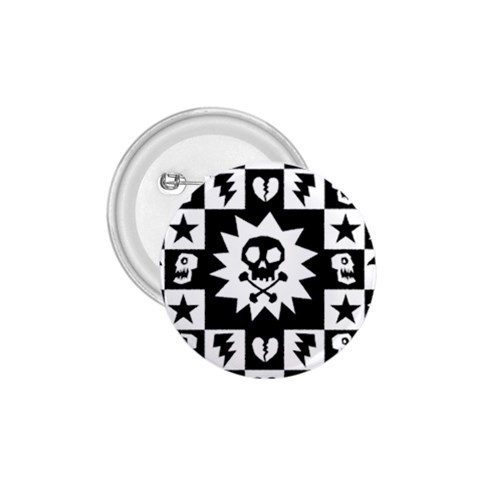 Gothic Punk Skull 1.75  Button from ArtsNow.com Front