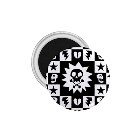 Gothic Punk Skull 1.75  Magnet from ArtsNow.com Front