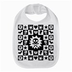 Gothic Punk Skull Bib