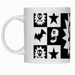 Gothic Punk Skull White Mug