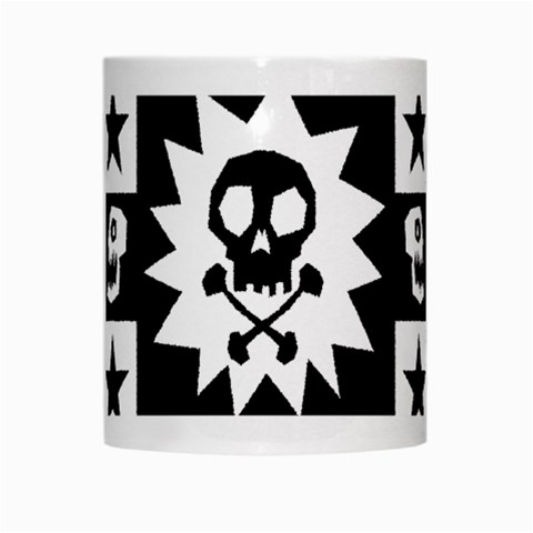 Gothic Punk Skull White Mug from ArtsNow.com Center
