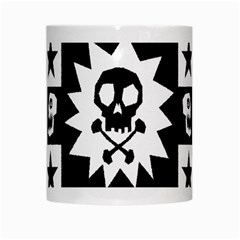 Gothic Punk Skull White Mug from ArtsNow.com Center