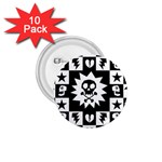 Gothic Punk Skull 1.75  Button (10 pack) 