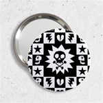 Gothic Punk Skull 2.25  Handbag Mirror