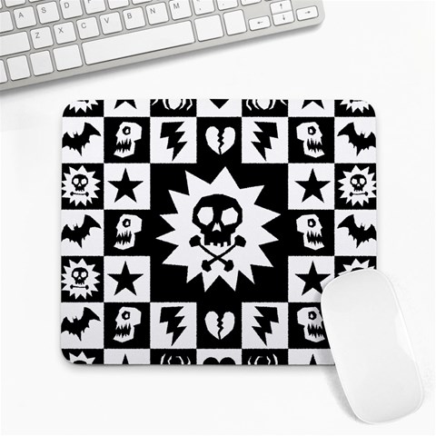 Gothic Punk Skull Large Mousepad from ArtsNow.com Front
