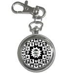 Gothic Punk Skull Key Chain Watch