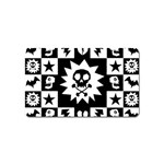 Gothic Punk Skull Magnet (Name Card)