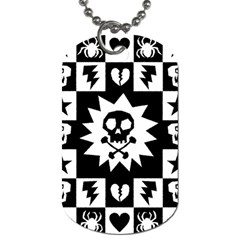 Gothic Punk Skull Dog Tag (Two Sides) from ArtsNow.com Back