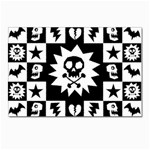 Gothic Punk Skull Postcards 5  x 7  (Pkg of 10)