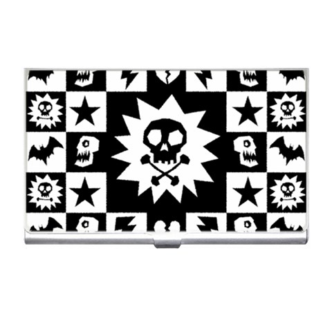Gothic Punk Skull Business Card Holder from ArtsNow.com Front