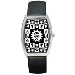 Gothic Punk Skull Barrel Style Metal Watch