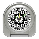 Gothic Punk Skull Travel Alarm Clock