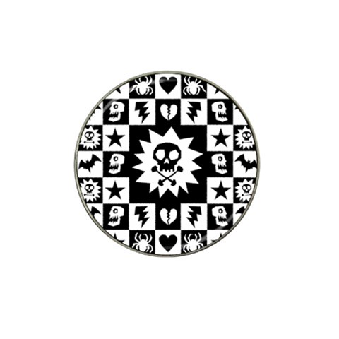 Gothic Punk Skull Hat Clip Ball Marker (10 pack) from ArtsNow.com Front