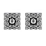 Gothic Punk Skull Cufflinks (Square)