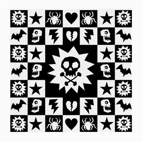 Gothic Punk Skull Glasses Cloth (Medium) from ArtsNow.com Front