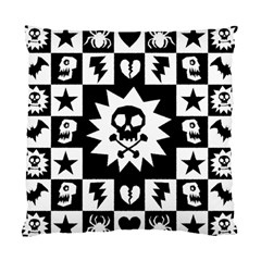 Gothic Punk Skull Cushion Case (Two Sides) from ArtsNow.com Front