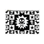 Gothic Punk Skull Cosmetic Bag (Large)