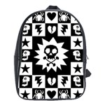 Gothic Punk Skull School Bag (Large)