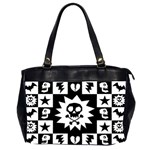 Gothic Punk Skull Oversize Office Handbag (Two Sides)