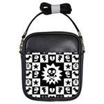 Gothic Punk Skull Girls Sling Bag