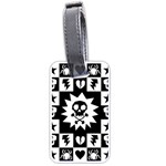 Gothic Punk Skull Luggage Tag (one side)