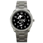 Gothic Skull Sport Metal Watch