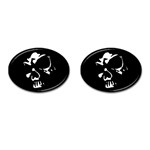 Gothic Skull Cufflinks (Oval)