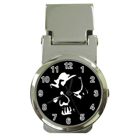Gothic Skull Money Clip Watch from ArtsNow.com Front