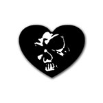 Gothic Skull Heart Coaster (4 pack)