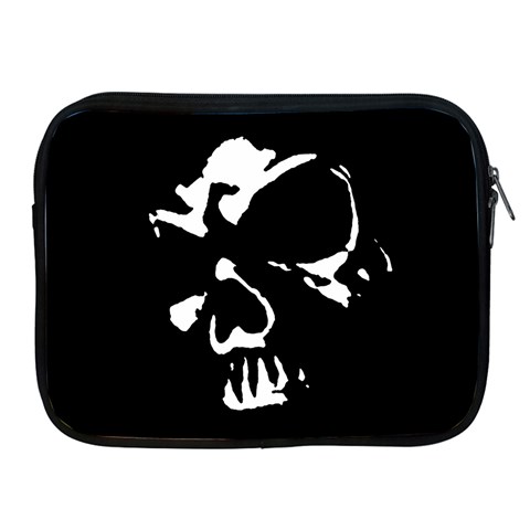 Gothic Skull Apple iPad 2/3/4 Zipper Case from ArtsNow.com Front