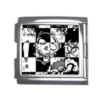 Grunge Skull Mega Link Italian Charm (18mm)