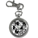 Grunge Skull Key Chain Watch