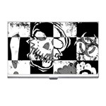 Grunge Skull Business Card Holder