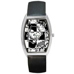 Grunge Skull Barrel Style Metal Watch