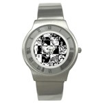 Grunge Skull Stainless Steel Watch