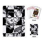 Grunge Skull Playing Cards Single Design