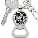 Grunge Skull Bottle Opener Key Chain