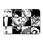 Grunge Skull Small Doormat