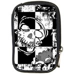 Grunge Skull Compact Camera Leather Case