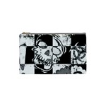 Grunge Skull Cosmetic Bag (Small)